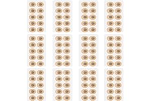 HOTCHO Lot de 120 bandes nasales magnétiques, douces pour la peau et respirantes, confortables pour homme et femme