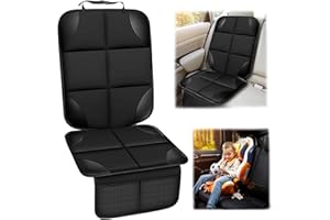 Wisebom Autositzschoner, Sitzschoner Auto Kindersitz 1 Stück, Auto Zubehör Innenraum, Wasserdichter Premium Kindersitzunterlage Sitzschoner für alle Kindersitze