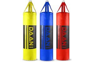 DAAN MMA Sacco da boxe per boxe, MMA, Muay Thai, MMA, kickboxing, arti marziali, in vinile, morbido, per allenamento professionale, vuoto