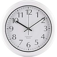 St. Leonhard Außenuhr wetterfest: wasserdichte Funk-Wanduhr im