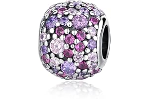 HAEPIAR Mickey S925 Charm en argent sterling pour bracelet, collier, breloque Dangle 100e anniversaire de Mickey et Minnie, pour femme et fille, cadeau d'anniversaire