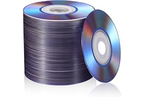 Copkim Lot de 50 disques DVD-R vierges de 7,6 cm, 1,4 Go, 1-4 mini DVD-R imprimables, pour magnétoscope, caméra vidéo