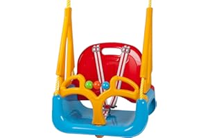 BABYGO- Doremi Balançoire, 9601, Bleu/Rouge, 200 cm Höhe