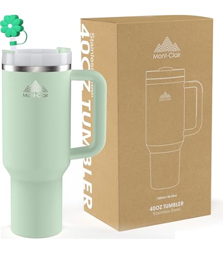 Bicchiere Termico Stanley Quencher H2.0 850ml - Acciaio Inox Con Cannuccia - Mantiene Freddo 40 Ore - Tigerlily