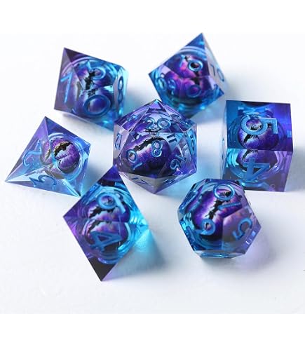Lot de 10 dés polyédriques à 20 faces D20 pour jeux de table Lot de 10 dés polyédriques à 20 faces D20 pour jeux de table