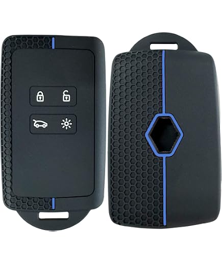 Kwmobile Custodia Chiave Auto In Similpelle Per Opel Con 3 Tasti Smartkey (Keyless Go) - Cover Protettiva Con Strisce Rally - Anti Graffio E Anti Urto - 4