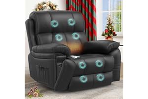 YONISEE Lift Chair Recliners for Elderly, Recliner Chair with Massage & Heat, Extended Footrest, Oversized Recliners Armchair Lounge Sofa with Type C+USB Ports, Hidden Drink Holders, Dual Side Pockets