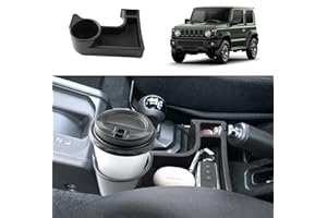 Coleya Mittelkonsole Aufbewahrungsbox Kompatibel mit Suzuki Jimny JB64 JB74 2018-2024 (AT), Jimny Zubehör Armlehne Organizer, Jimny Mittelarmlehne Handschuhfach Mit Rutschfestermatte (Schwarz)