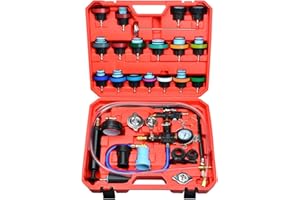 Zoomtools Kit universale per tester di pressione del radiatore, sistema di raffreddamento da 28 pezzi