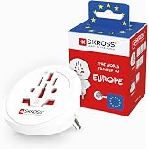 Skross Seyahat Adapt&ouml;r&uuml;,World to Europe,Beyaz