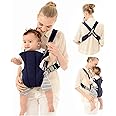 Baby Carrier,Xiuyer Baby Carriers from Newborn 3-in-1 Front and Back Adjustable Baby Sling Carrier Multi-Functional Soft Hug Strap for Newborns Infants & Toddlers,Navy Blue Baby Sling Carrier