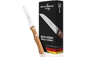 SCHWERTKRONE 'Coltello Solingen Germany verdure Coltello Spelucchino legno OLIVE 3 appena inossidabile Olive in legno