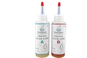 BRAMPTON TECHNOLOGY, LTD. Brampton Pro-Fix Quick Cure - Epoxi de Golf de curado rápido, reparación de Palos de Golf en 30 Minutos, epoxi de Golf para Todos los Ejes de Golf, Cabezas de Golf, Conductores, putters y hierros,