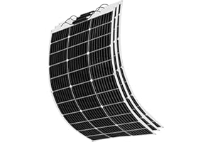 YINGGUANG 300 Watt Kit Solare 3 pezzi 100W 12V Pannello Solare Portatile Impermeabile Modulo Fotovoltaico Fuori Rete per auto, rimorchio, camper, barca, ricarica batteria 12V(300 Watt)