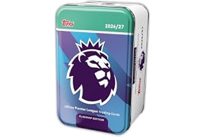 Topps flaggskepp Premier League 2026/27 samlarkort – Super Tin 2