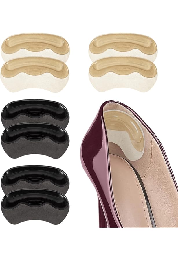 Newpop 3 Paire Protege Talon Silicone, Ajustables Respirant Coussinets De Talon Protection, Hydratante Protège Talons En Gel, Pour Soulager La Douleur, Fasciite Plantaire, Tendinite, Épine Calcanéenne