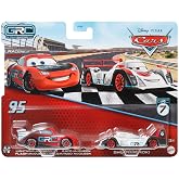Cars Disney Pixar 2'li Paket Metal Araba 1:55 - Global Rally Shu Todoroki &amp; Global Rally Lightning McQueen