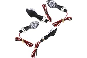 ENET YINETTECH 2 pair LED Motorcycle Turn Signal Arrow Indicators E-Marked Universal 12V for Moto