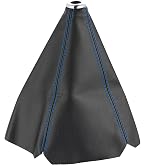 Copri Pomello Cambio Yctze In Pelle PU Con Punto Rosso – Universale Per Cambio Manuale - 2
