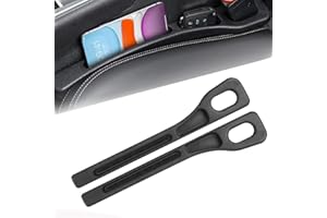 KQLHLHDYZ 2pcs Car Seat Gap Filler, Vehicle Mounted Gap Leak Proof Filling Strip, Car Seat Gap Filler Organizer with Phone Holder, Universal Car Seat Sides Gap Filler Organizer for Car SUV Truck