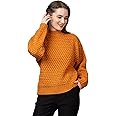 Wear lusso Women’s Pullover Sweater Relaxed Fit for Winter Wear | Full Sleeve | 100% Wool | Latest Stylish Sweater Crafted with Comfort Fit for Winter Wear