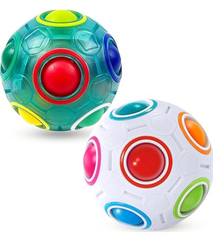 Coogam Magique Balle Arc-en-Ciel 3D Anti Stress Fidget Cube Puzzle Boule d' arc-en-Ciel pour Les Enfants Adultes Coogam Magique Balle Arc-en-Ciel 3D Anti Stress Fidget Cube Puzzle Boule d' arc-en-Ciel pour Les Enfants Adultes