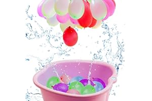 YongHang 333 pièces Ballon Bombe a eau Bombe à eau auto-fermantes pour parc aquatique piscine Jeux d'eau Enfants Extérieur