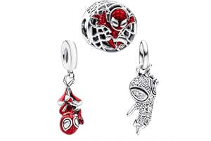 HAEPIAR 925 Les charmes en argent sterling pendaient Bear Dog pour les bracelets et les bijoux de collier pour les femmes familiales et les amis