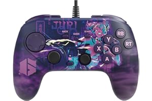 HORI - Fighting Commander OCTA (Edición Street Fighter 6 - Juri) para PC Windows - Mando de lucha con cable apto para torneos - Licencia oficial de Capcom