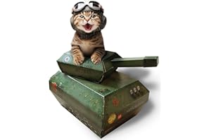 Suck Uk, Kartonowy Czołg dla Kota, 33,5 x 43 9 x 19,1 cm, Zielony