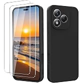 YXKJ - Case for Honor 400 Lite 5G, with 2 Pieces Screen Protector, Slim and Soft Liquid Silicone Shell [Comfortable Touch] [A