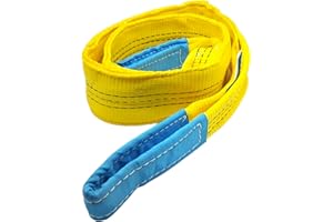 ‎MIKO Miko® Hebeschlinge, Hebegurt, Flachschlinge zum sicheren Anheben von Lasten und Gütern (3,0 Tonnen, 3,0m)