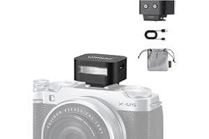 ZENIKO ZF04 Mini Kamera Blitz Speedlite 372 Full Power Blitze CCT 6500K + 200K Eingebauter Akku für Sony Canon Nikon Fuji Olympus Single-Contact Hotshoe Kameras