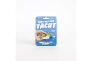 Gift Republic Own Your Own Yacht – Fun Novelty Gift Perfect Stocking Filler for Big Dreamers | Mini Boat – Hilarious Gift Idea Yachting Sailing Captain