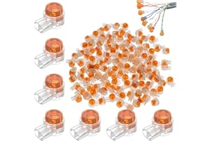 SEMINISMAR Conectores de Empalme UY,Terminal De Cable De Empalme,Uy Terminales De Conector,Uy Conector De Cable,K1 Cable Conector Transparente,Cable Conectores Uy,Cables Terminales,100 piezas