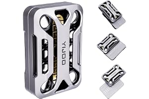 Fidget Slider metall magnetisk, mekanisk EDC push block | Anti-stressleksak för vuxna med haptisk feedback och stämgaffelljud