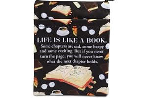 PLITI Buchliebhaber, Buchh¨¹lle, B¨¹cherwurm, Geschenk, Buch, Club, inspirierendes Zitat, Buchschutz, Literatur f¨¹r Leser (Life Like Book BSblU)