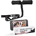 N.T.R.L.®Nordic Curl Strap with Knee Pad - Adjustable Nordic Hamstring Curl and Leg Curl Attachment. Replaces Hamstring Curl Machine & Nordic Bench. Home Workout Equipment for Squats & Core Training.