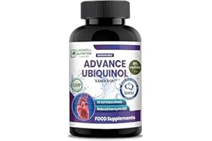 LIVEWELL NUTRITION LIMITED Vegetarian Ubiquinol – Kaneka QH® 200MG Pure Encapsulation High Potency (90 Softgels) Naturally Fermented Reduced Form of Co Q10