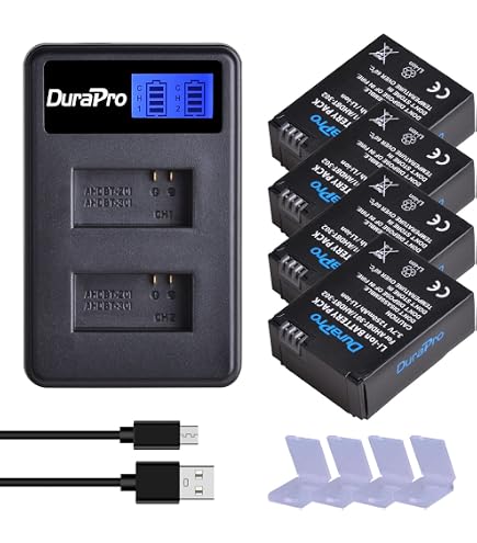 3 Batteries 900mAh Pour Akaso EK7000 - Li-ion, 3,7V, Avec Puce Info - Compatible SJCam SJ4000 - 11