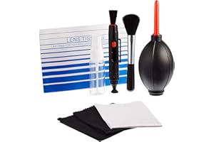 ‎AMAZON BASICS Amazon Basics DSLR Cameras Zestaw Do Czyszczenia, Biały/Czarny, 22.61 x 15.49 x 6.1 cm