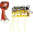 UNIVERSAL HUB� 6283 Amplifier Board 12v Dc Dual Channel with Bass, Treble Amplifier Board Audio Circuit Board with Inbuilt 7805 Regulator IC and Connecting Wires