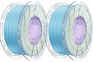 ‎CHITU SYSTEMS Chitu Systems Conjure Matte PLA Filament do drukarki 3D, 1,75 mm matowy tęczowy filament do drukowania 3D 2 kg (Y-Matte PLA-Rainbow-2kg)