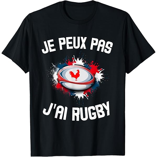Maillot Les Apéros rugby porté n°3 La pression c'est dans le verre humour XL