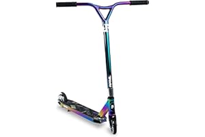 Riprail Stunt Scooter for Skatepark. Pro Scooter for Kids 43" Inches and Up. Unisex Trick Scooter for All Skill Levels. Performance BMX Scooter for Beginner or Professional - Custom Jet Fuel Finnish.