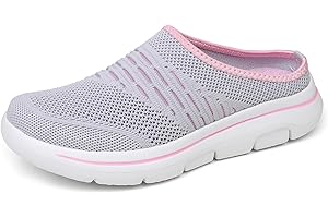 Meik Mangni Sabots Femmes Hommes Mules Respirant Pantoufle de Maison Antidérapant Chaussons Automne Chaussures de Jardin Intérieur Extérieur Taille:36-48 EU