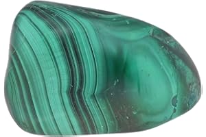 Lebensquelle Plus Piedra tamboreada premium | piedras pulidas | Piedra preciosa de bolsillo (Malaquita, M)