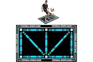 IATAHI Mata treningowa do piłki nożnej, antypoślizgowa mata do treningu piłki nożnej, antypoślizgowa gumowa mata do piłki nożnej, odpowiednia dla dzieci, miłośników piłki nożnej, mata treningowa