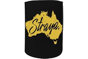 123t Stubby Holder Stubbie Holders Cooler Straya Australia Funny Novelty Birthday Gift Joke Beer Can
