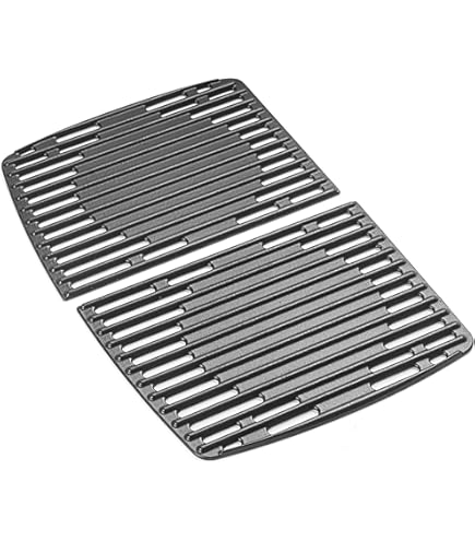 GFTIME Gietijzeren invoeggrillplaat voor Enders Gas Grill Urban & Explorer, solide grill gietijzeren plaat 1/2 bakplaat, grillaccessoires, 1 stuk
